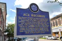 Marker des Mississippi Blues Trail f&uuml;r ACE Records