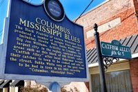 Marker des Mississippi Blues Trail in Columbus